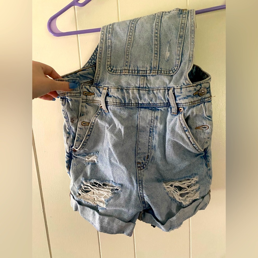 Denim overalls